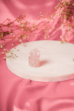Load image into Gallery viewer, Natural Rose Quartz Ganesh ji