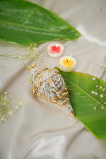 Load image into Gallery viewer, Silver and gold shankh