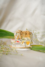 Load image into Gallery viewer, Silver and gold plated Cow