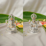 Load image into Gallery viewer, Silver and gold plated Lakshmi -Ganesh ji