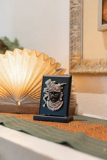 Load image into Gallery viewer, 999 Pure Silver Shrinath ji on black base