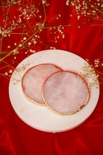 Load image into Gallery viewer, Natural Rose Quartz Coasters(Set of 2,4,6,8)
