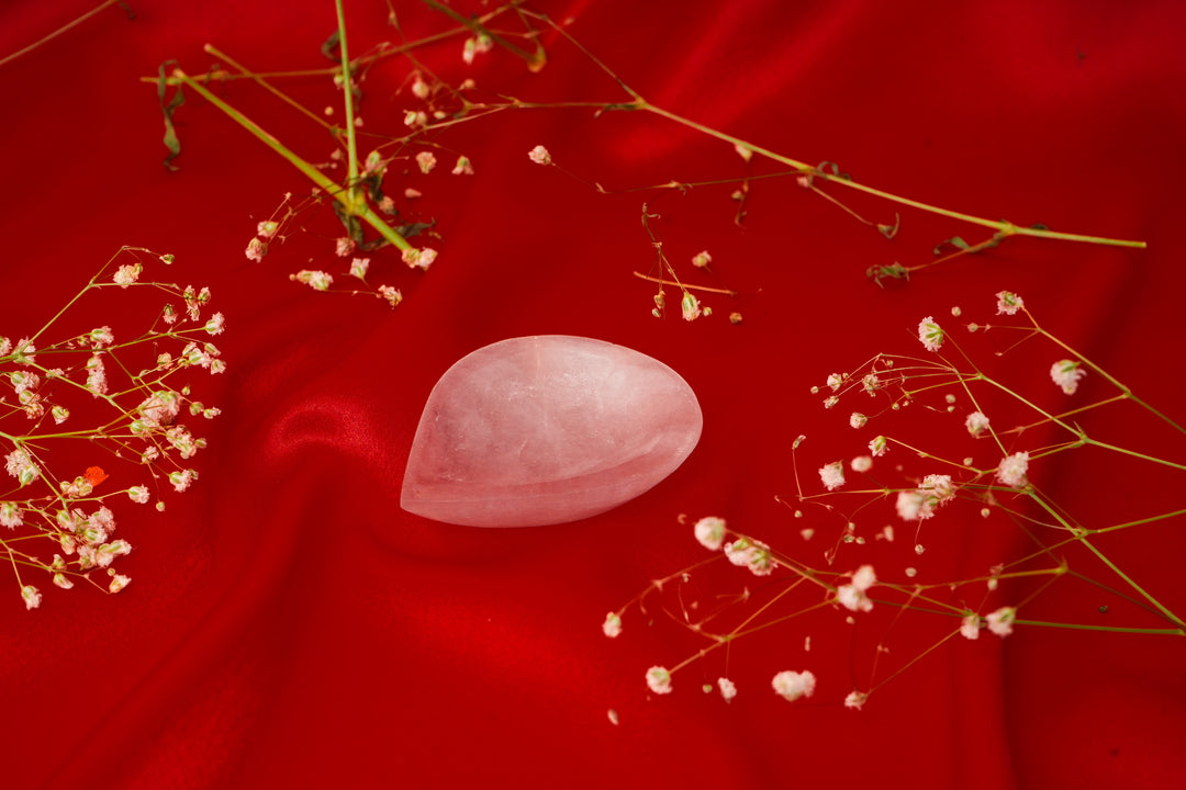 Natural Rose Quartz Diya