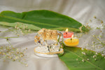 Load image into Gallery viewer, Silver and gold plated Cow
