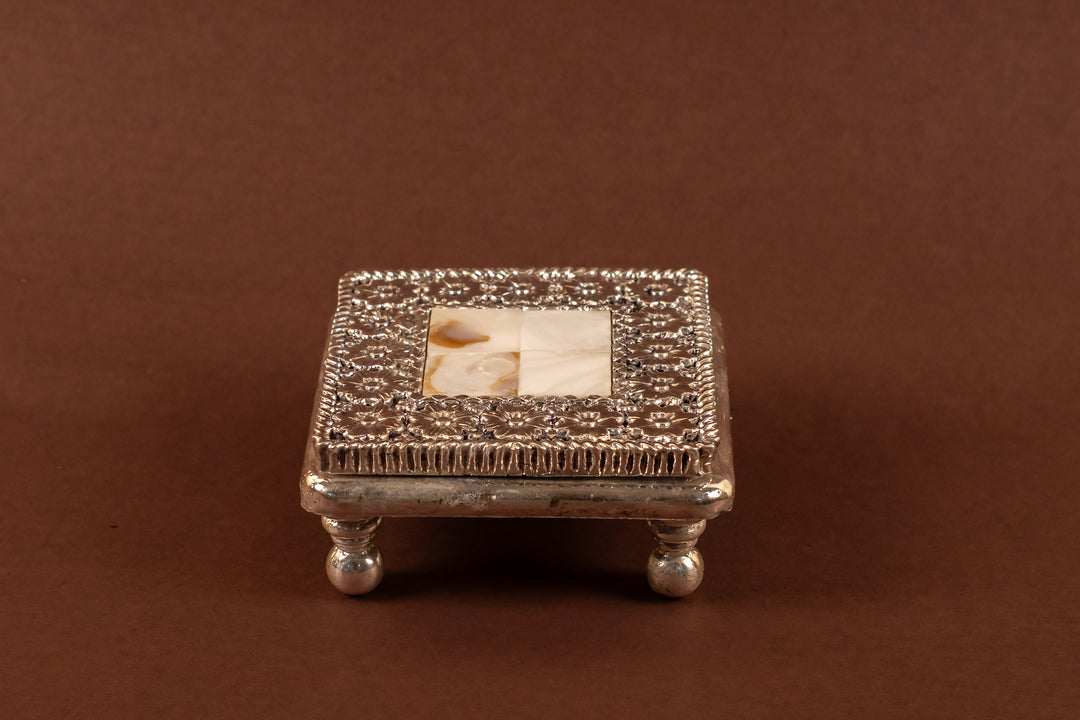 999 Pure Silver MOP Chowki